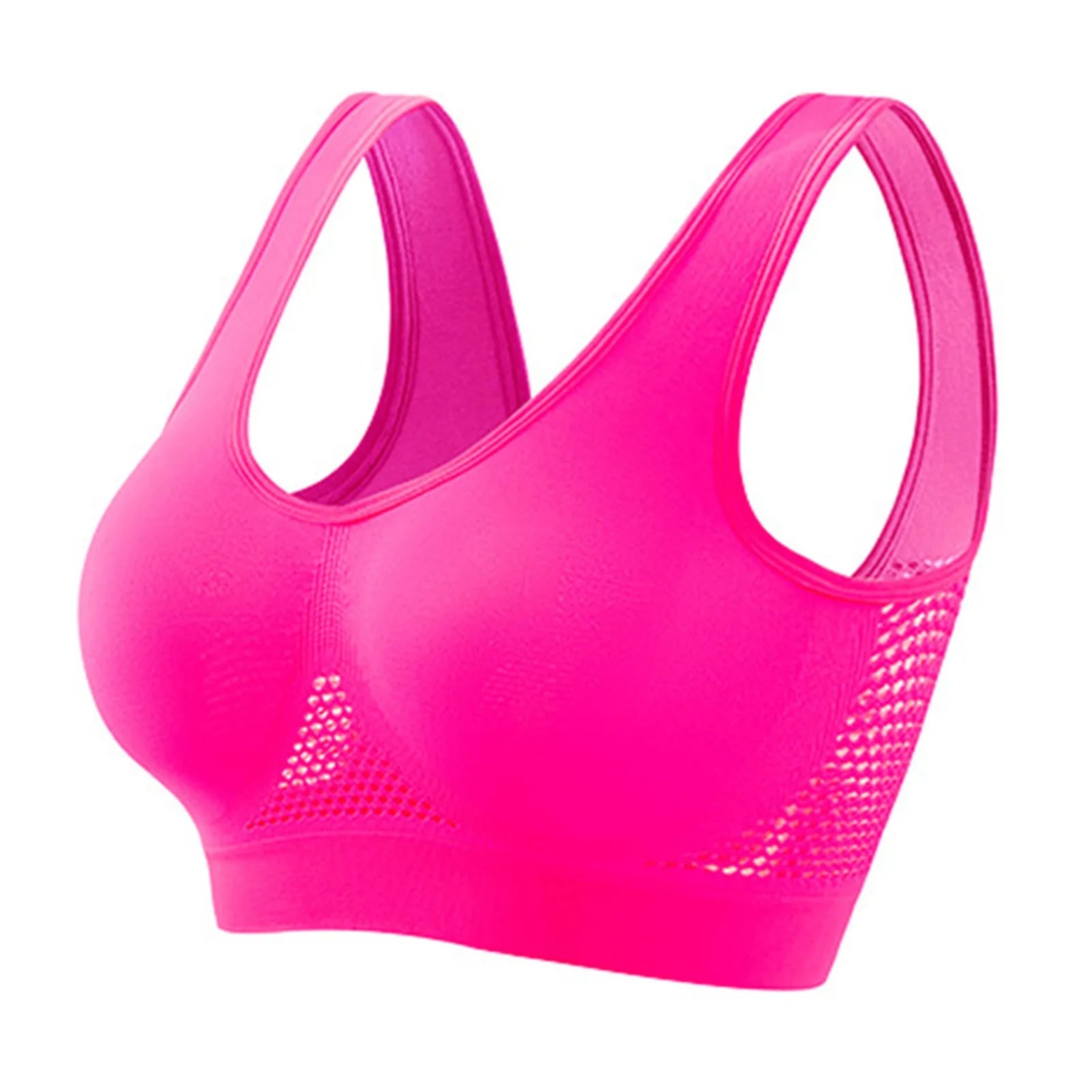 Plus Size Breathable Yoga Running Sports Bra