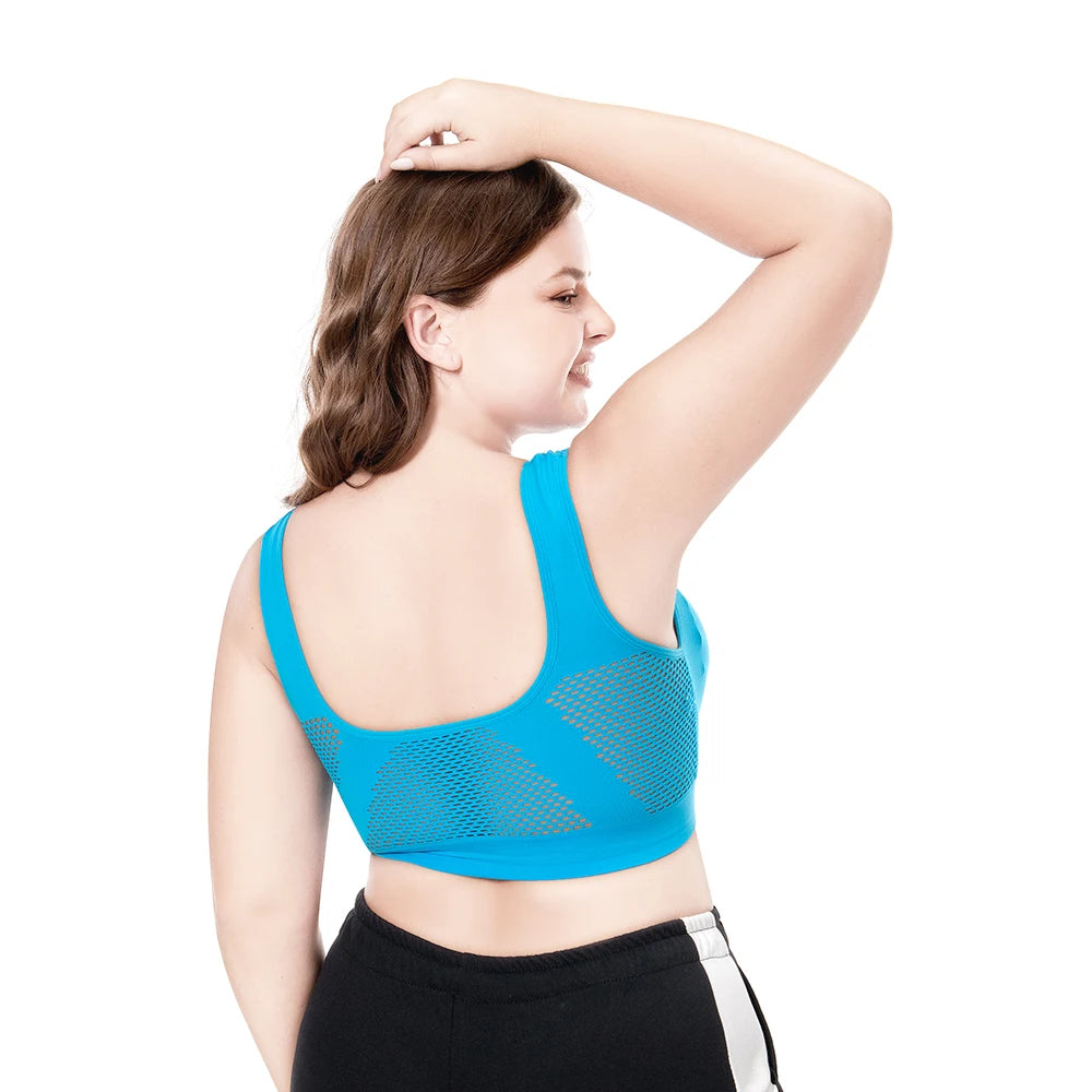Plus Size Shockproof Sleep Yoga Bra