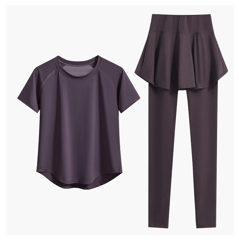 Two Piece Yoga Tracksuit Set for Women