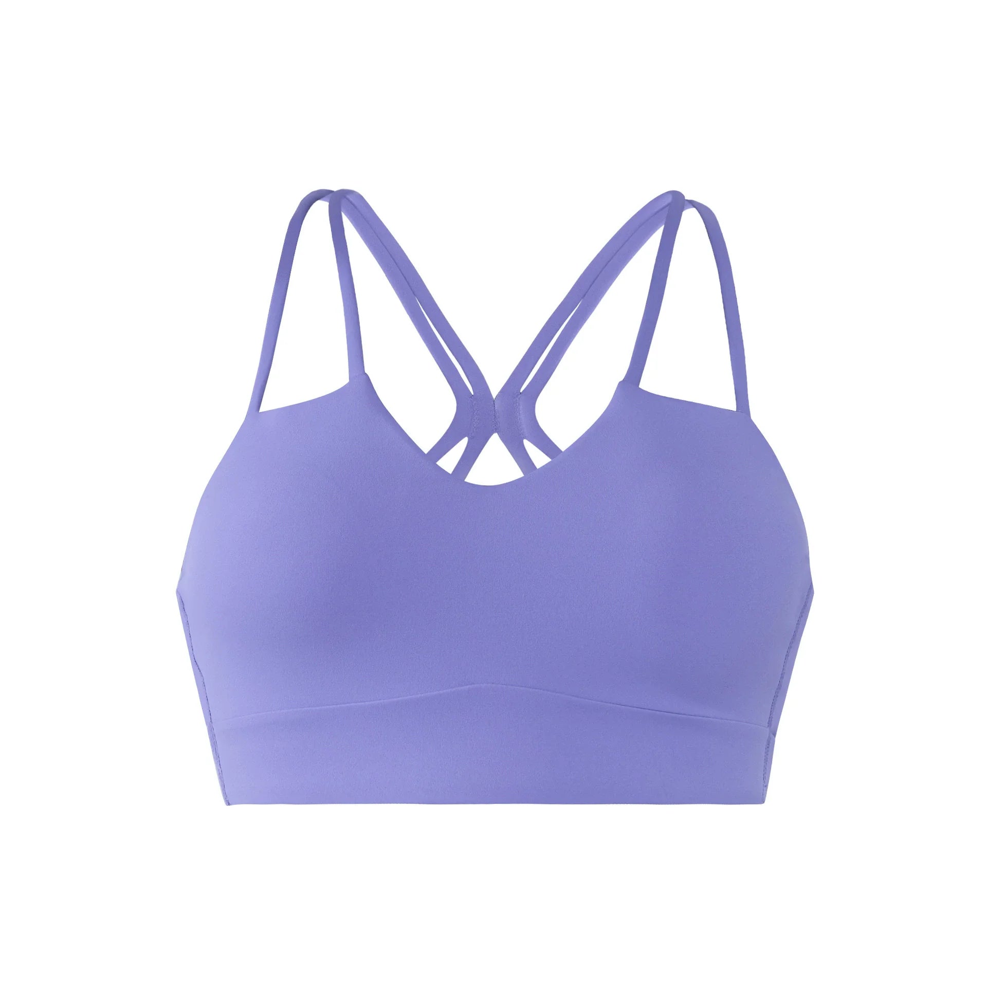 Cross Back Shockproof Padded Sports Bra