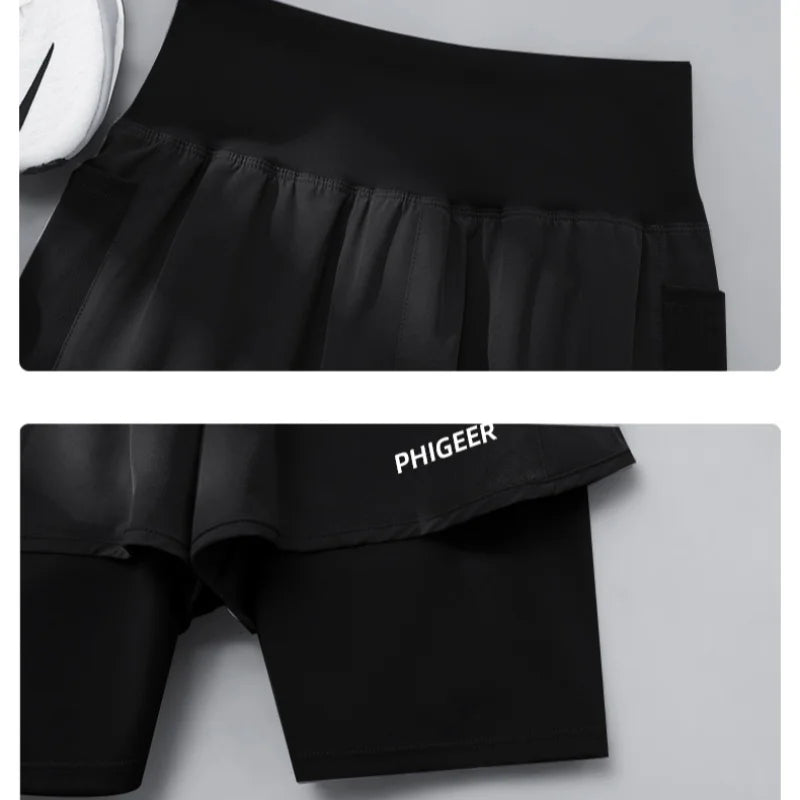 Lightweight Yoga Workout Set 2 in 1 Shorts