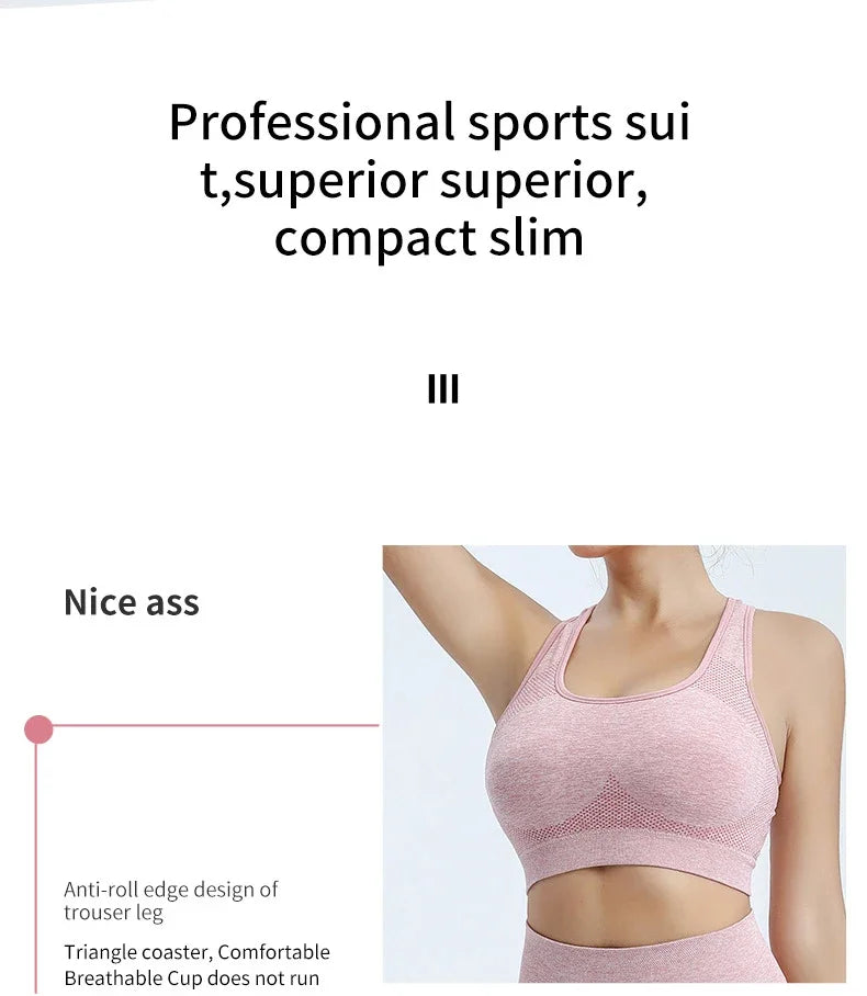 Push Up Fitness Bra Running Vest