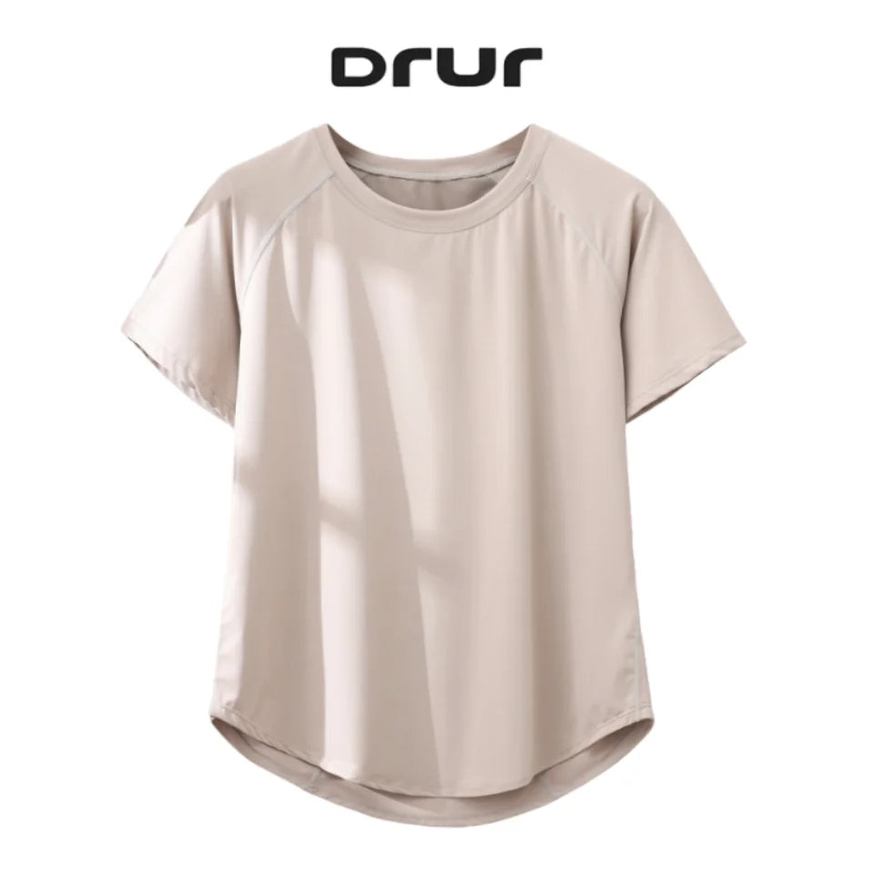 Short Sleeve Summer Workout Shirt for Women