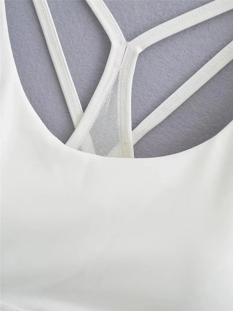 Cross Back Shock Absorption Yoga Bra