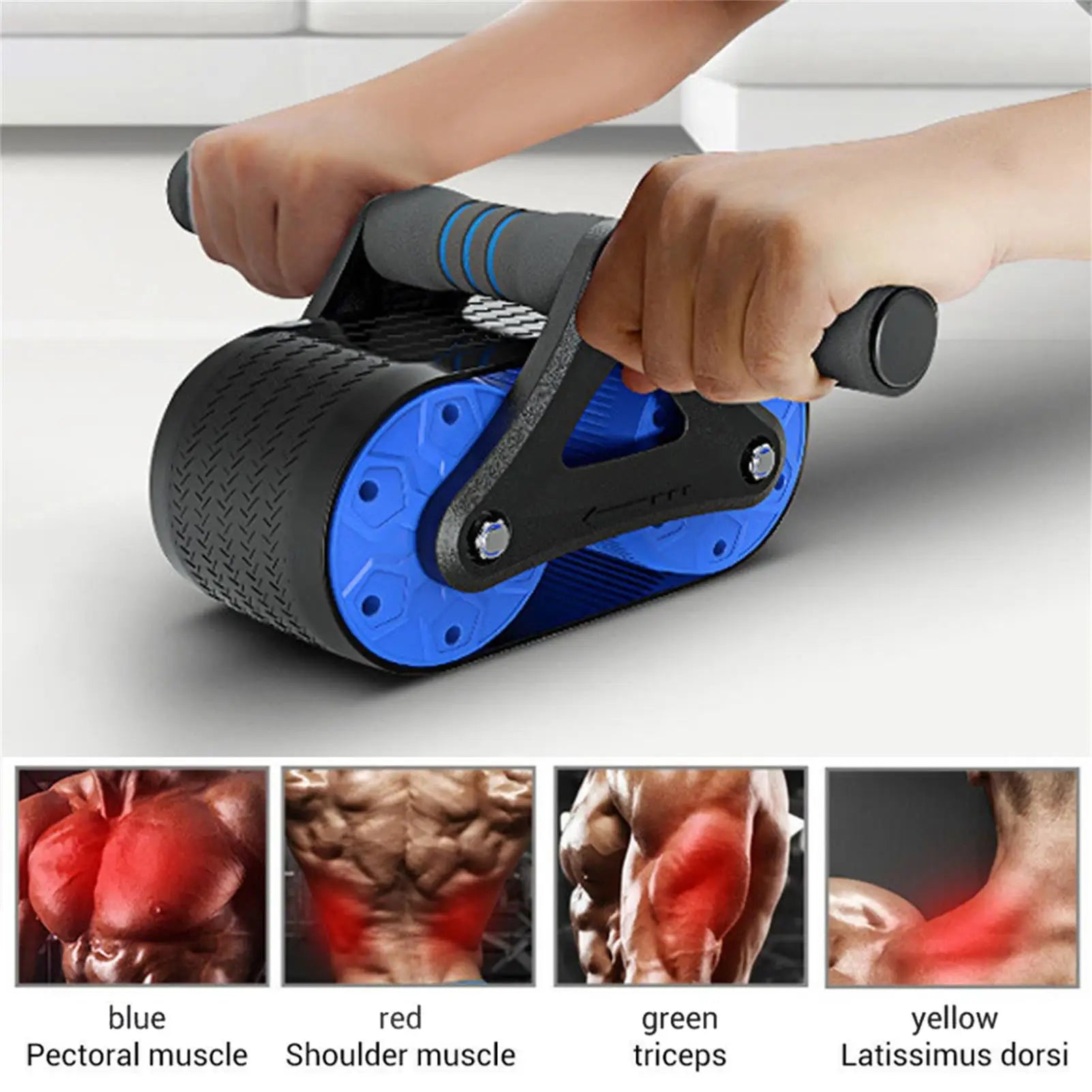 Springback Roller Ab Push Up Trainer