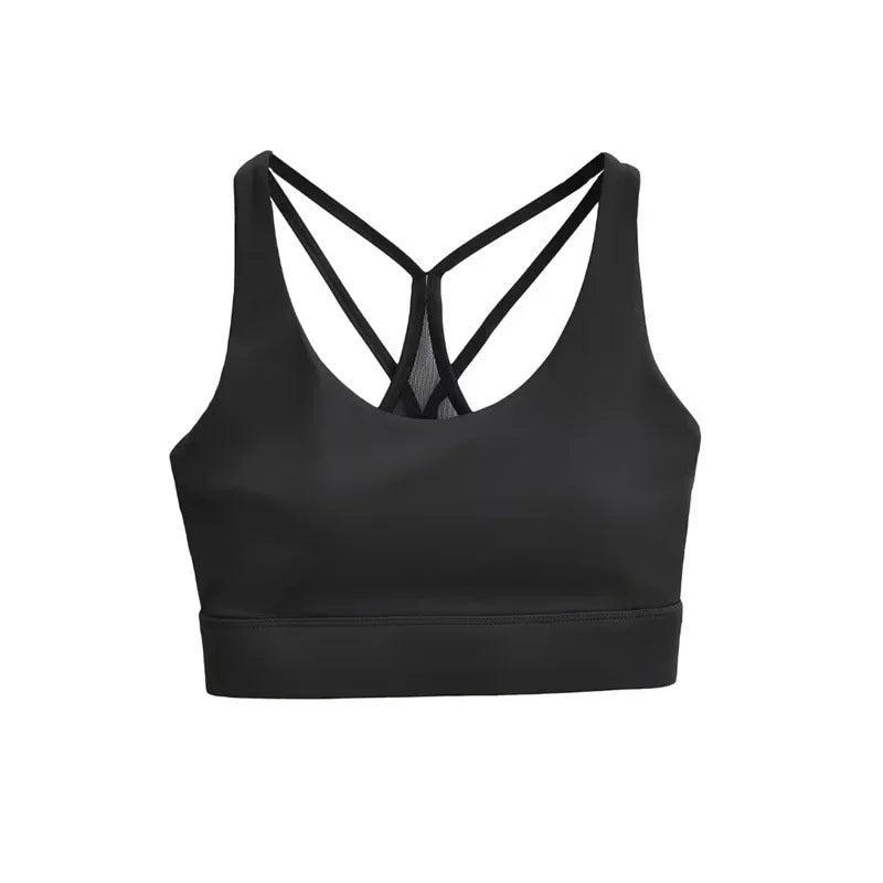 Cross Back Shock Absorption Yoga Bra
