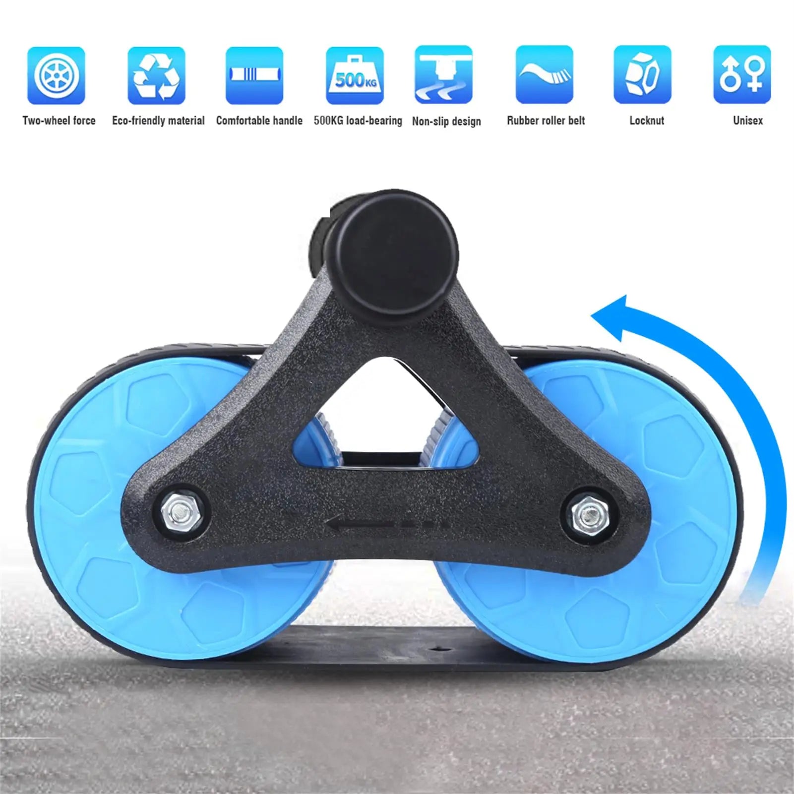 Springback Roller Ab Push Up Trainer