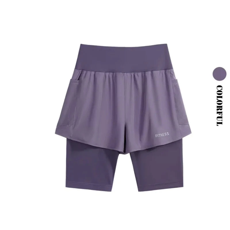 Lightweight Yoga Workout Set 2 in 1 Shorts