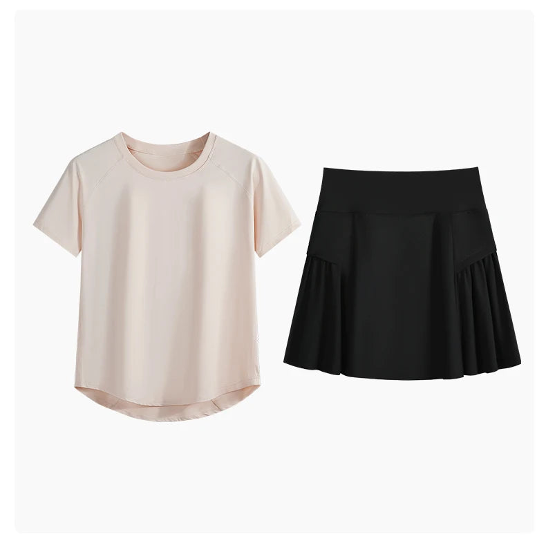 Quick Dry Tennis Skirt Set