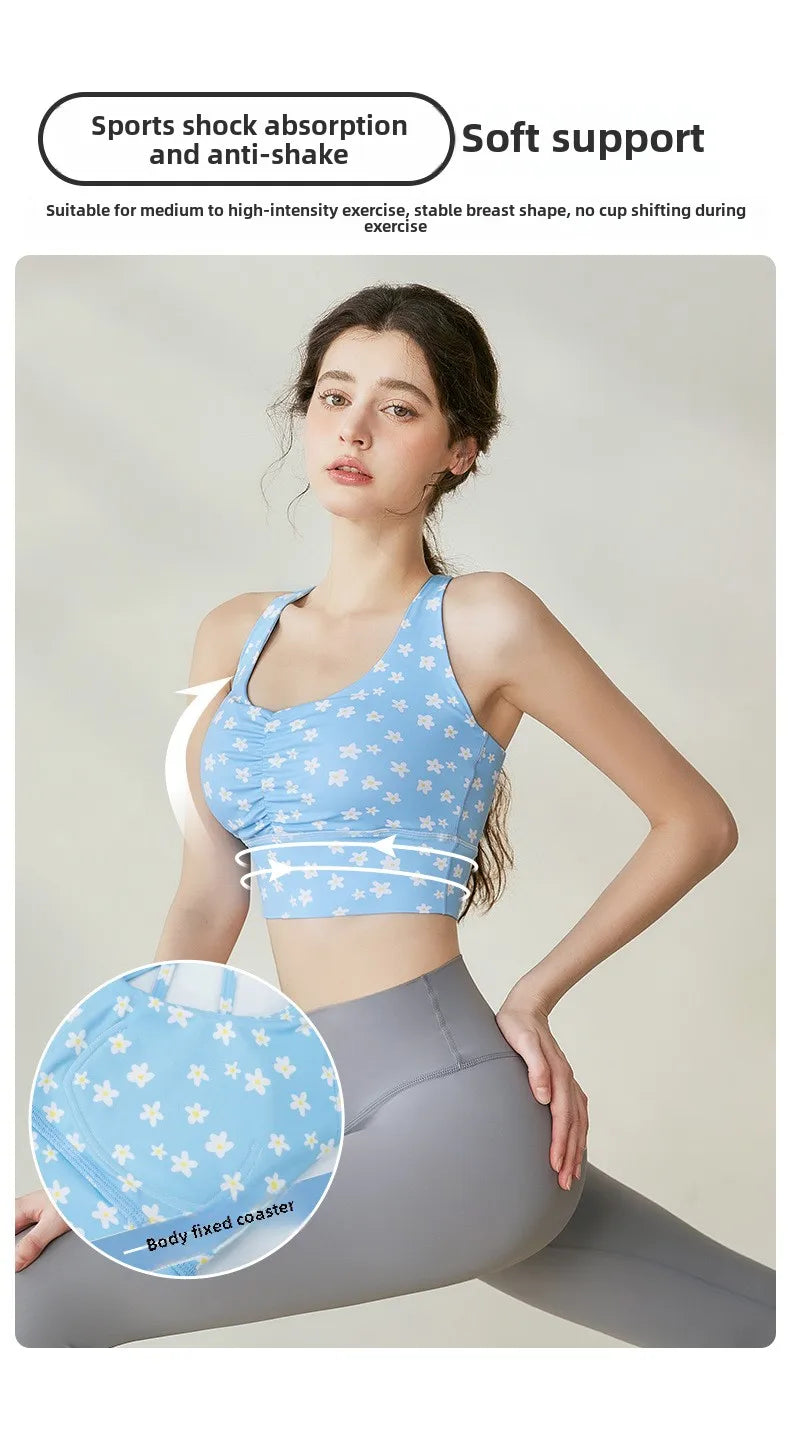 High Strength Sports Bra with Chest Cushion