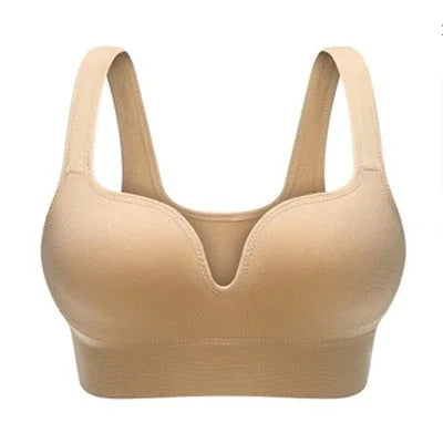 Seamless Push Up Cotton Bra Wireless Vest