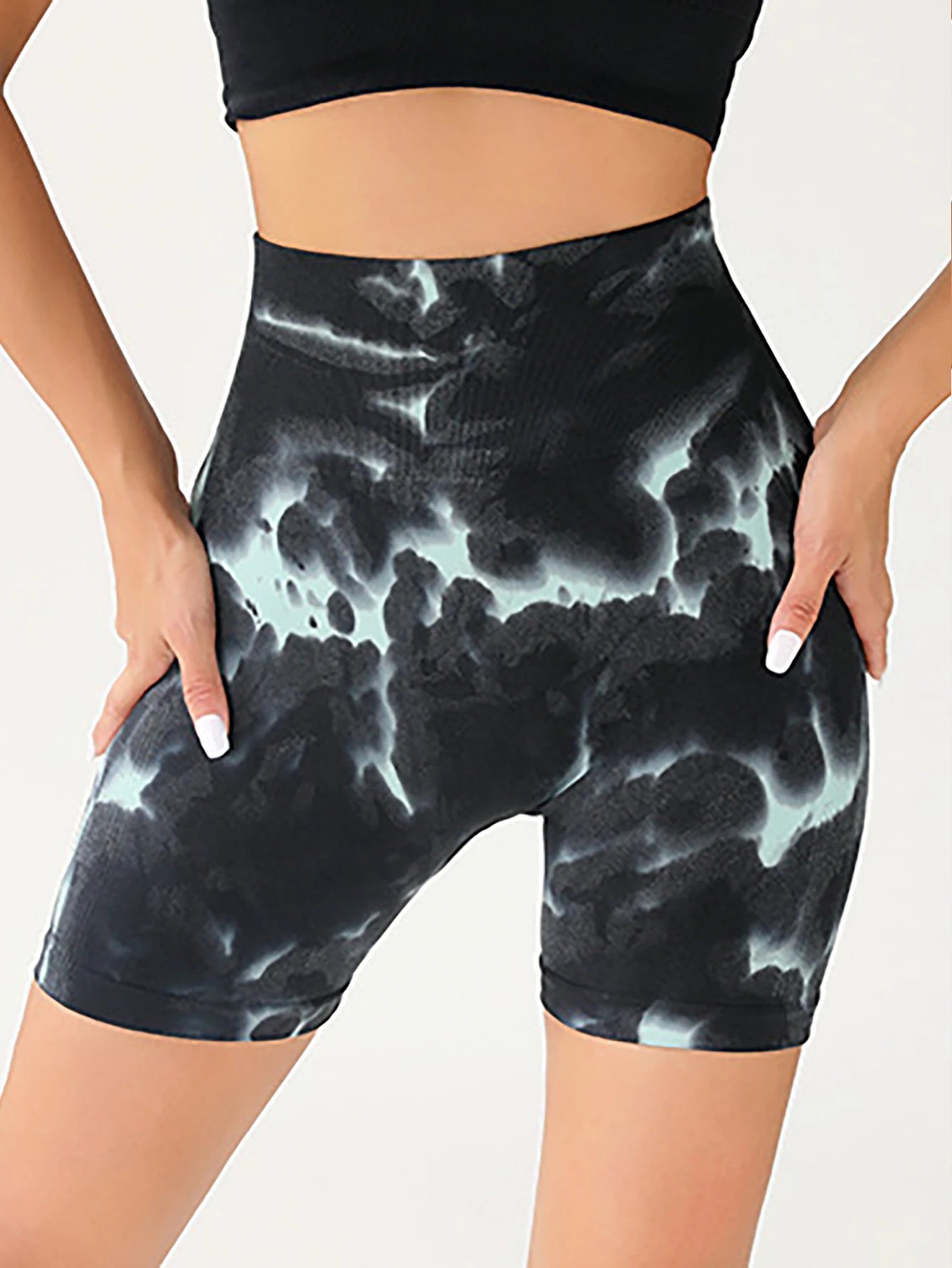 Tie Dye Summer Fitness Gym Shorts