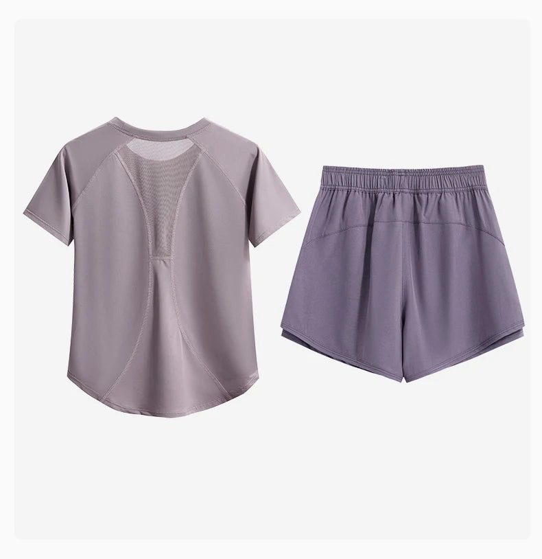 Quick Dry Summer 2 Piece Fitness Set