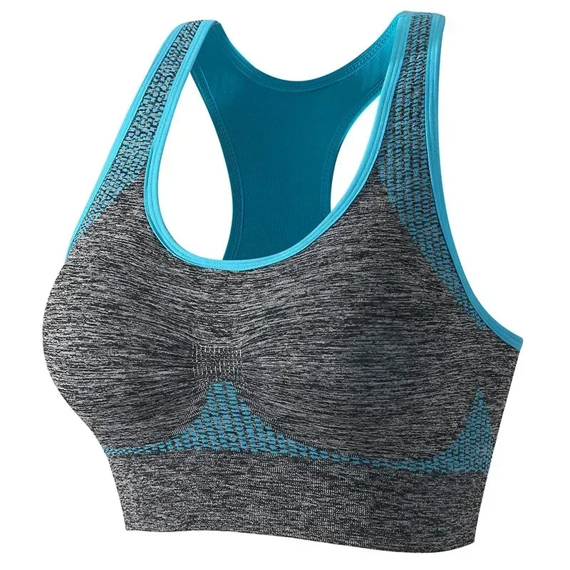 Seamless Crop Top Sports Bra Yoga Vest for Women