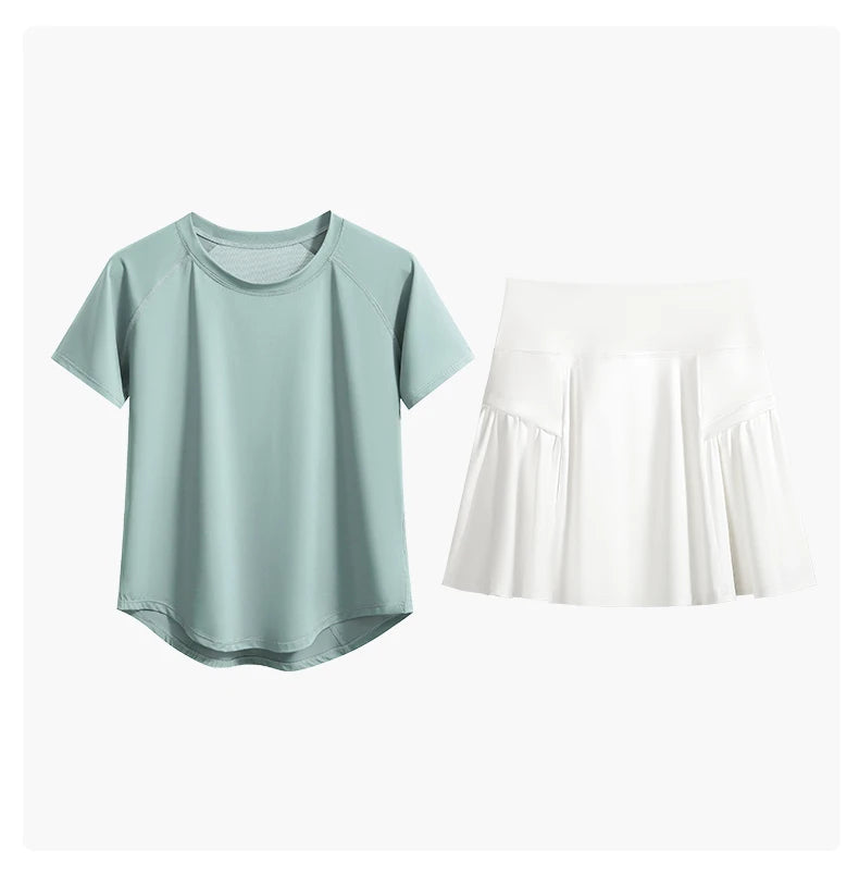 Quick Dry Tennis Skirt Set