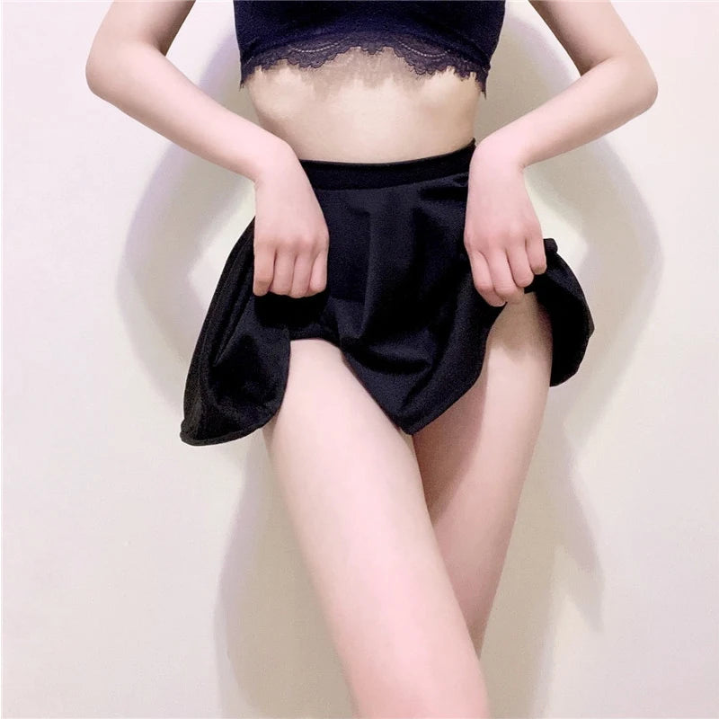 Pleated High Waist Mini Skirt for Women