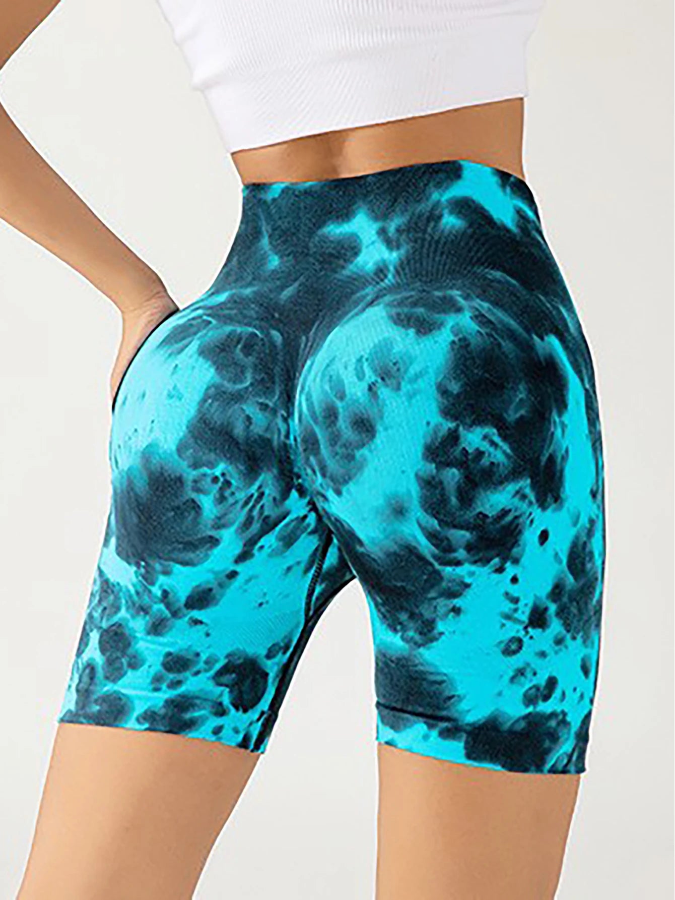Tie Dye Summer Fitness Gym Shorts