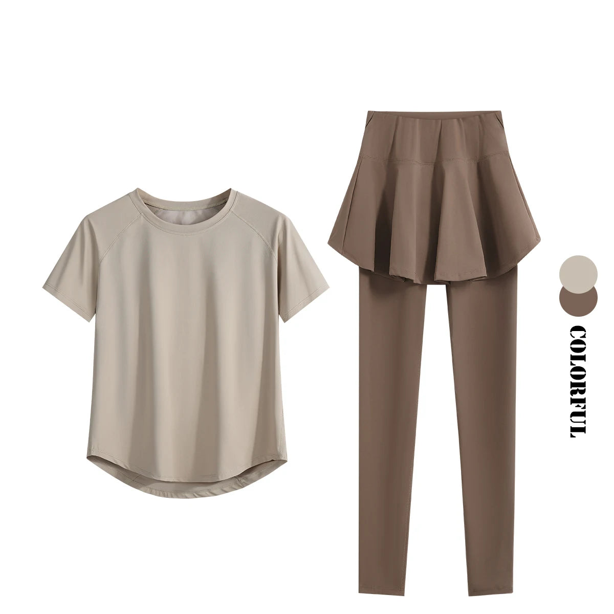 Two Piece Yoga Tracksuit Set for Women