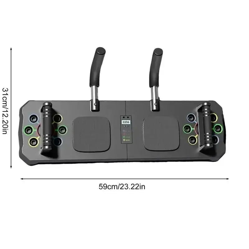 Portable Push Up Sit Up Double Plate Trainer