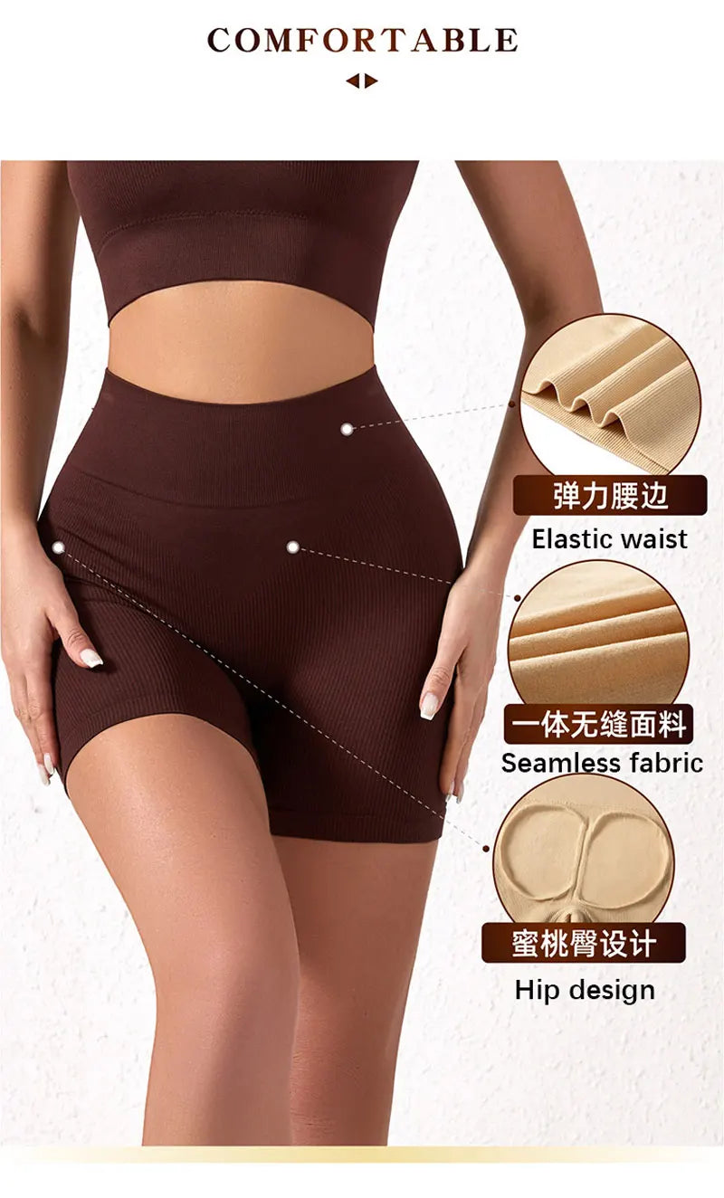 Mid Waist Boyshort Safety Pants for Women