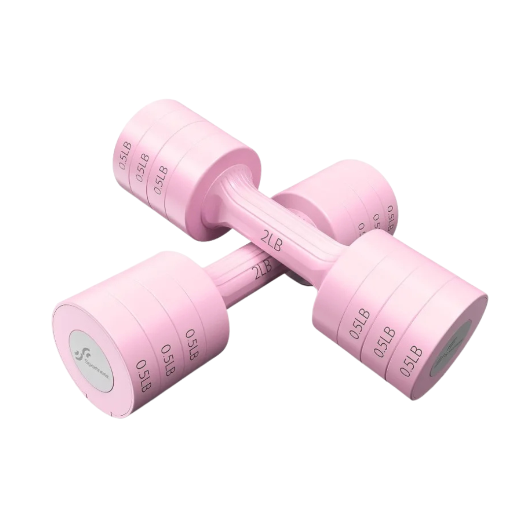 Adjustable Dumbbell Weight Set 2lb to 5lb Pair