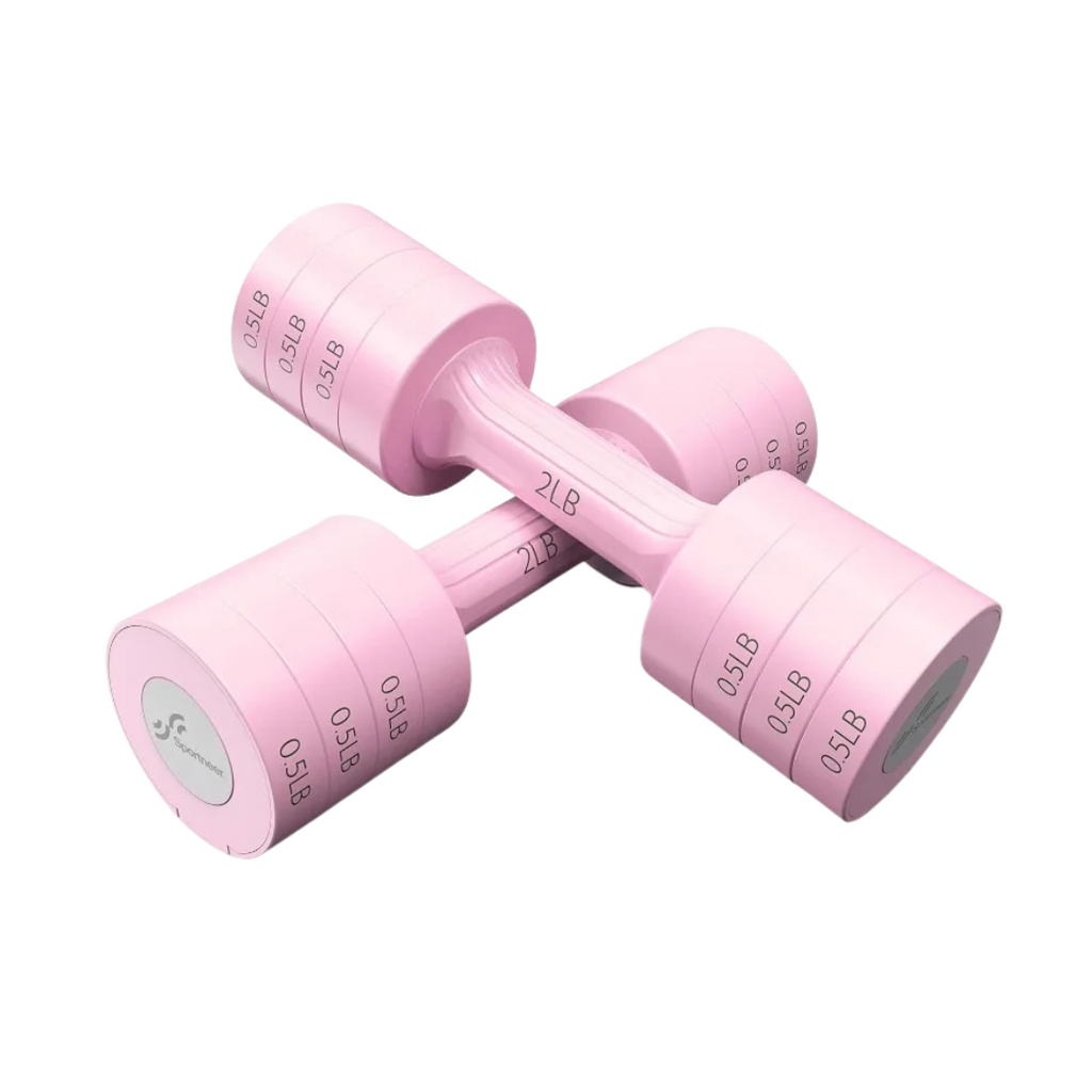 Adjustable Dumbbell Weight Set 2lb to 5lb Pair