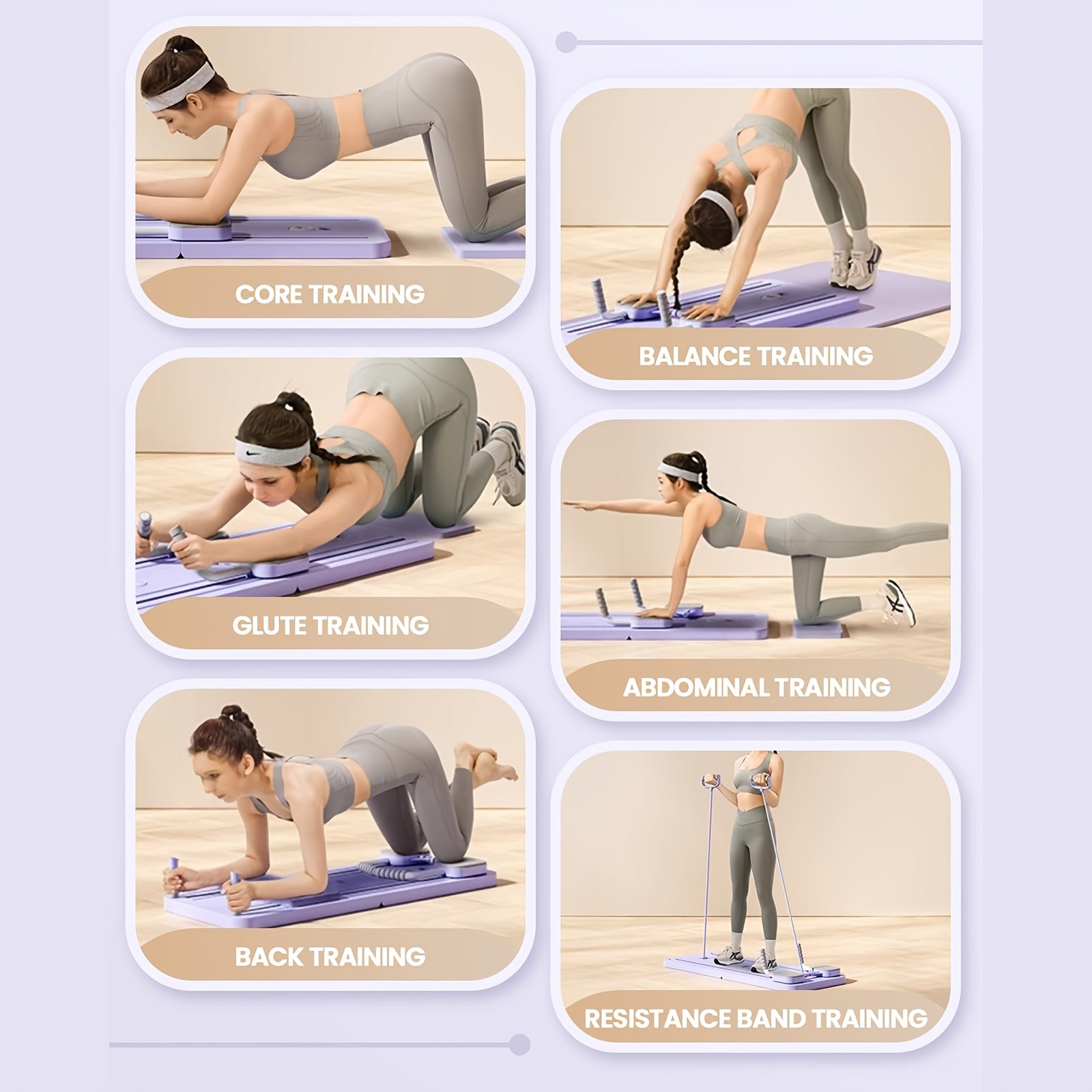 Adjustable Pilates Push Up Board